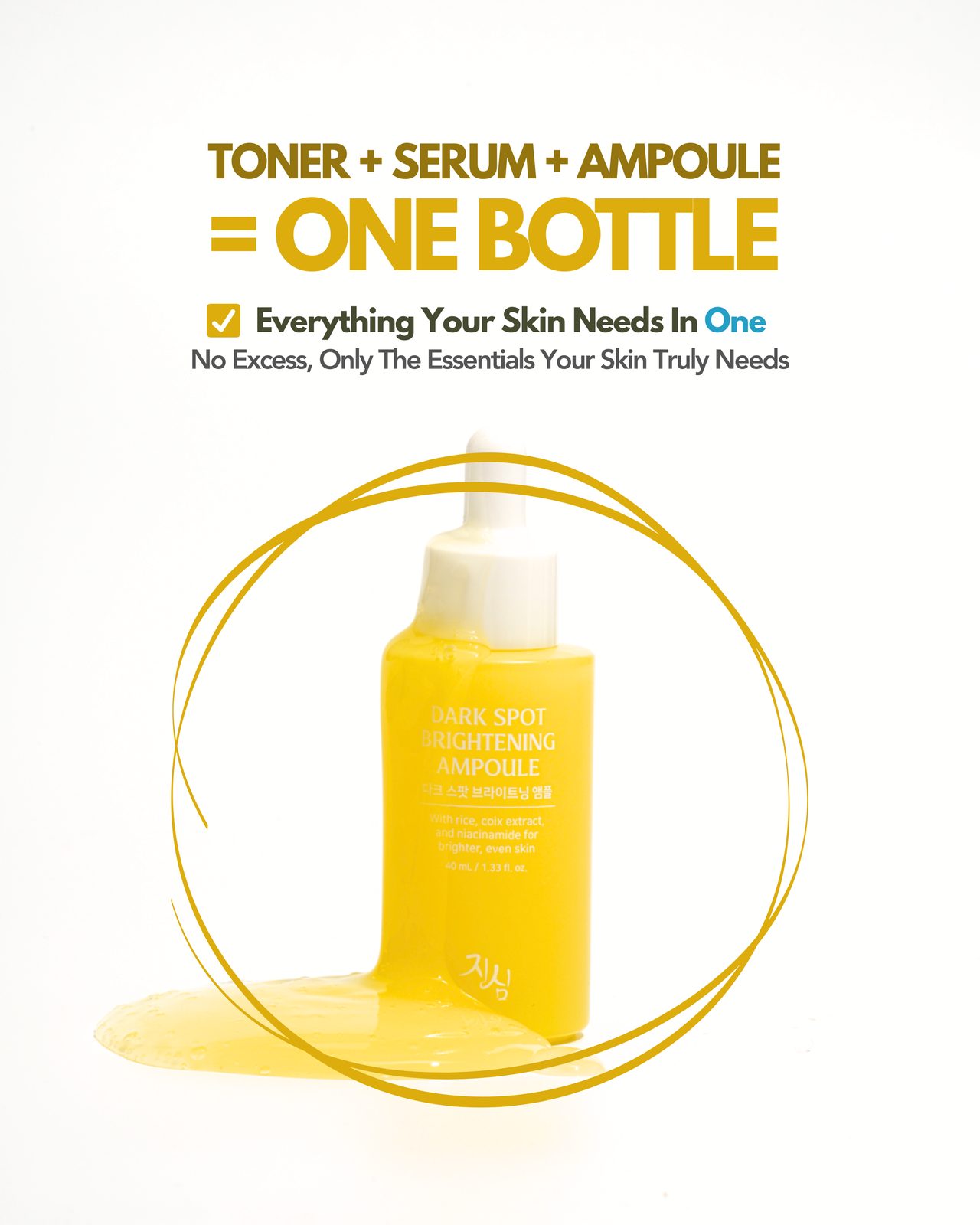 Dark Spot Ampoule with circle