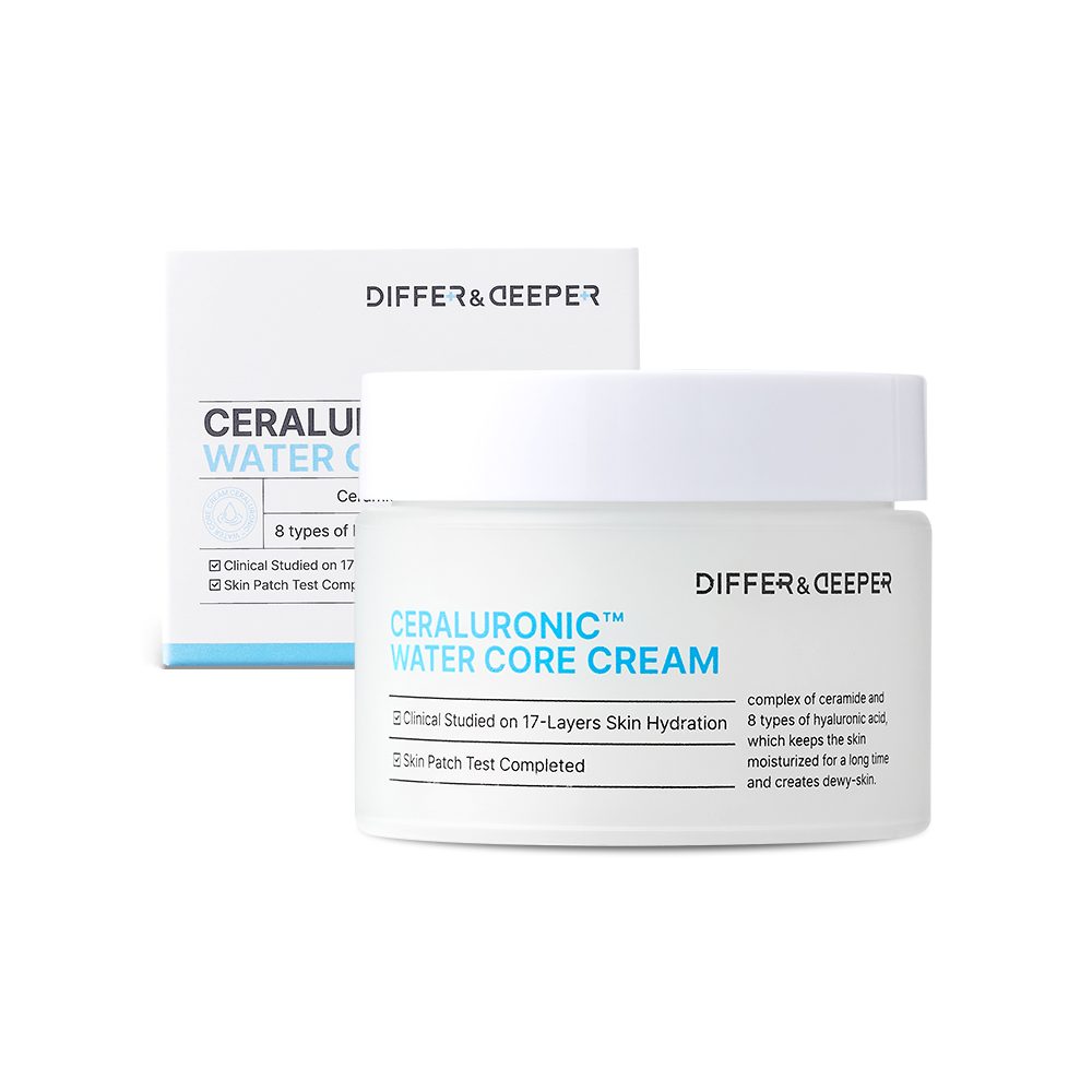 Ceraluronic Water Core Cream — jar and box