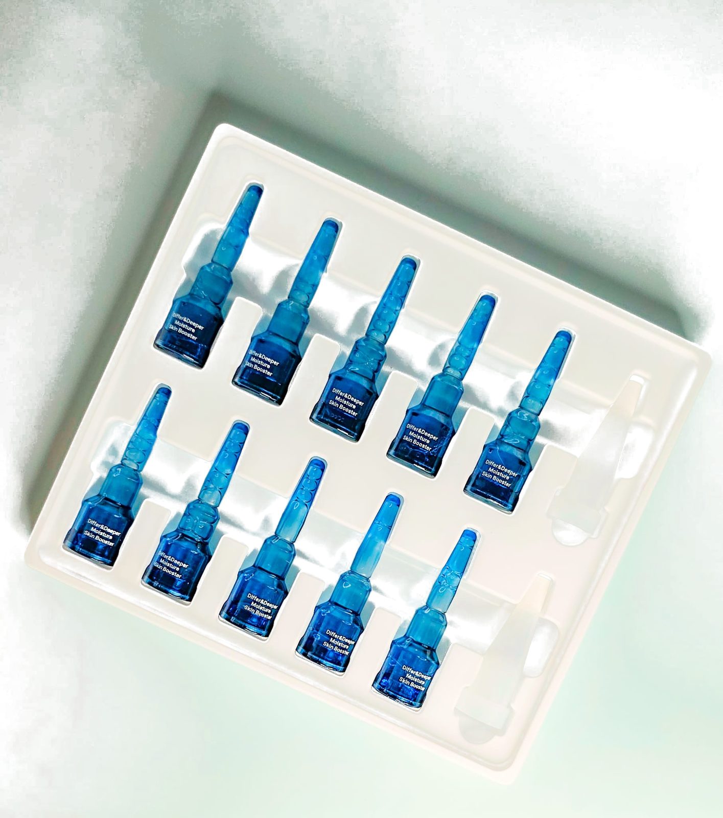 Moisture Booster tray at an angle