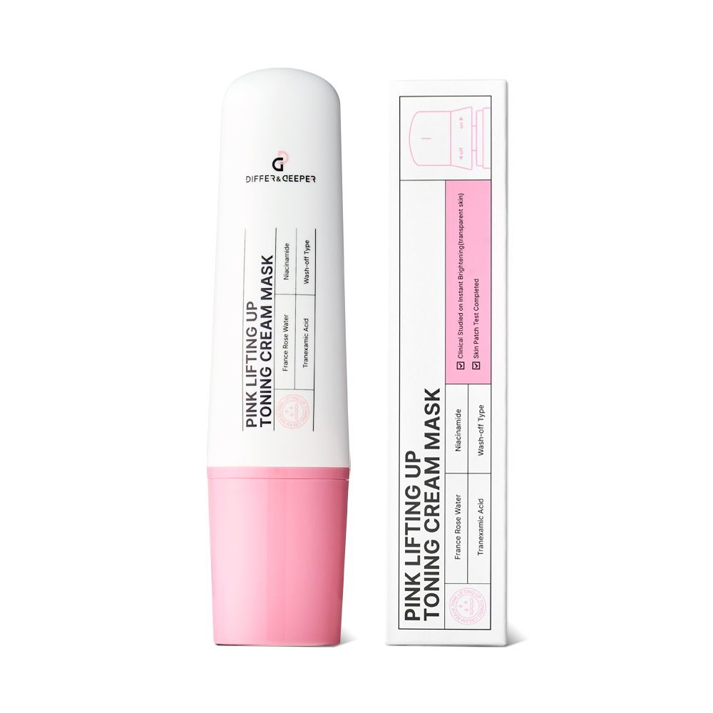 Pink Lifting Up Toning Cream Mask — tube and box
