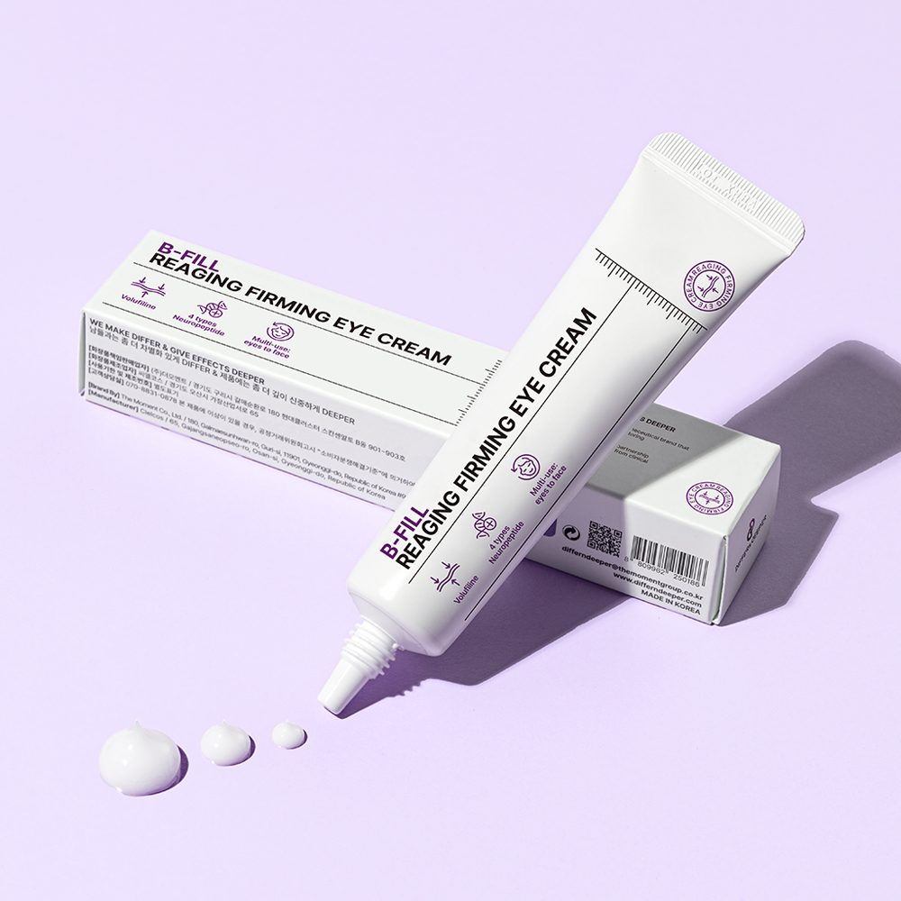 Reaging Eye Cream on lavender