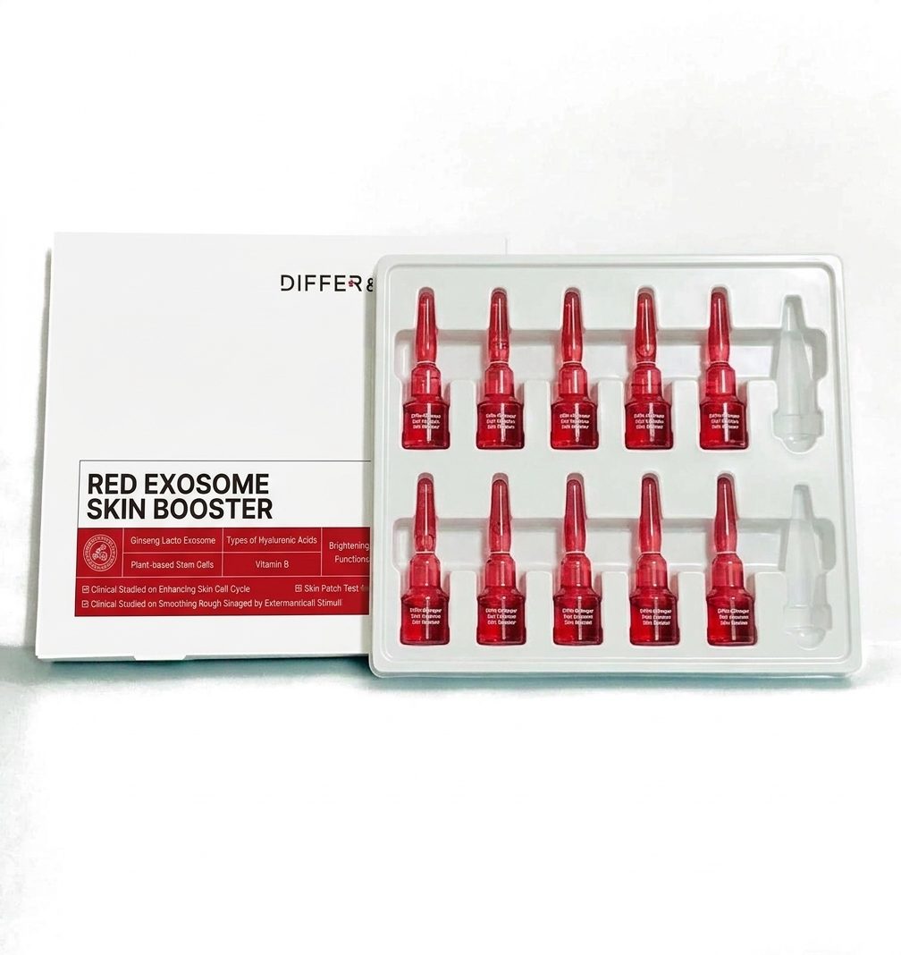 Red Exosome Skin Booster — box and 10 vials