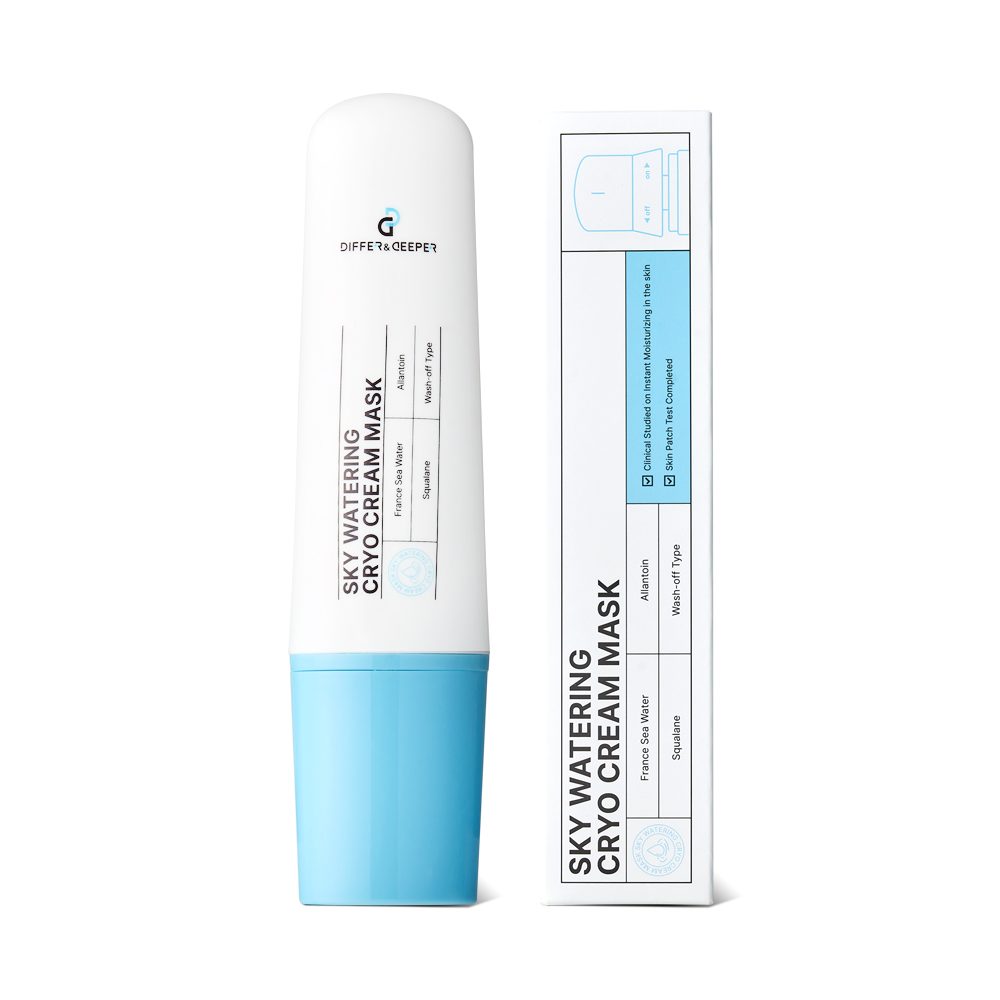 Sky Watering Cryo Cream Mask — tube and box